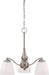 Patton 3-Light Chandelier/Down in Brushed Nickel