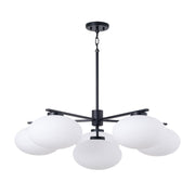 Soren 6-Light Chandelier in Matte Black