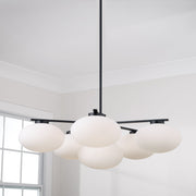 Soren 6-Light Chandelier in Matte Black