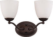 Patton 2 Light Vanity in Prairie Bronze