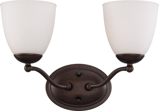 Patton 2 Light Vanity in Prairie Bronze