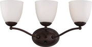 Patton 3-Light Bath Vanity Light in Prairie Bronze