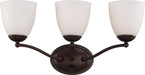 Patton 3 Light Vanity in Prairie Bronze