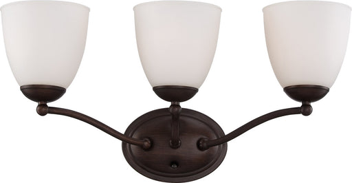 Patton 3 Light Vanity in Prairie Bronze
