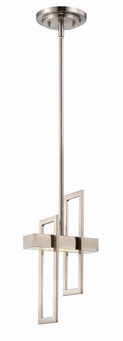 Frame LED Mini Pendant in Brushed Nickel