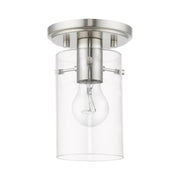 Munich Semi-Flush Mount in Brushed Nickel