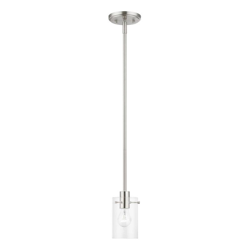 Munich Mini Pendant in Brushed Nickel