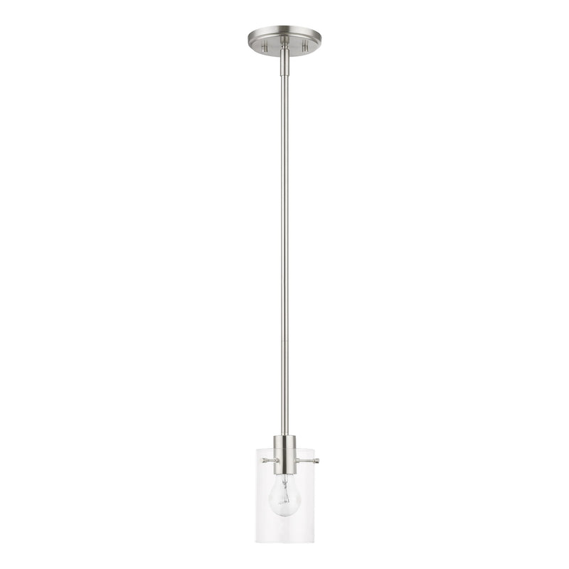 Munich Mini Pendant in Brushed Nickel