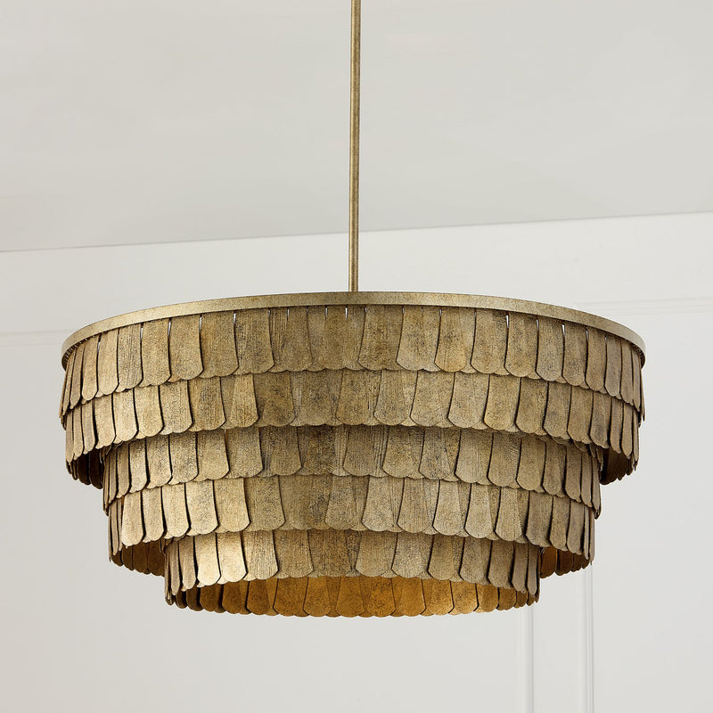 Arden 6-Light Pendant in Ancestral Gold