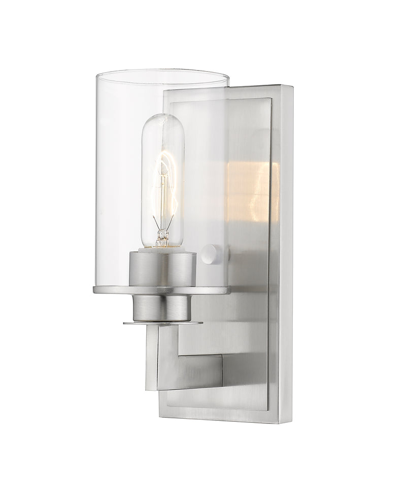 Savannah 1 Light 4.5" Wall Sconce in Brushed Nickel