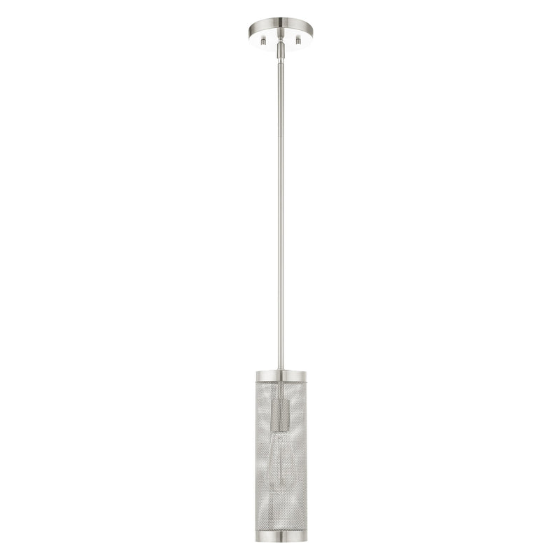 Industro 5.125" Pendant in Brushed Nickel