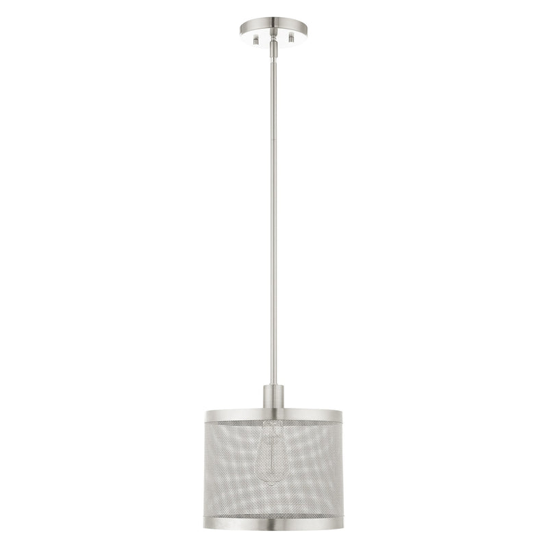 Industro 10" Pendant in Brushed Nickel