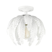 Acanthus Semi-Flush Mount in Antique White