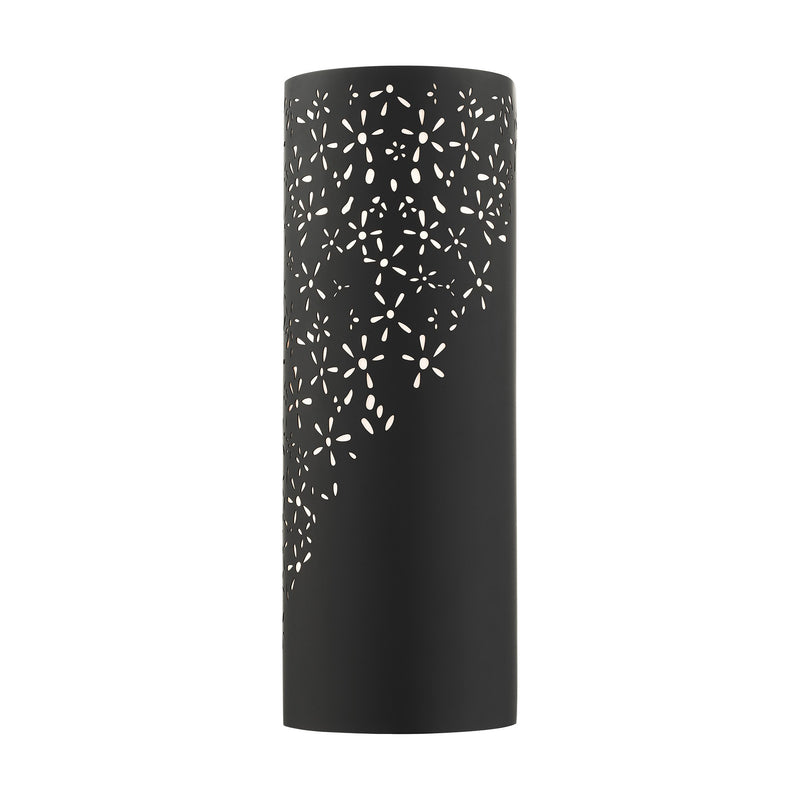 Noria 2-Light ADA Small Wall Sconce in Black