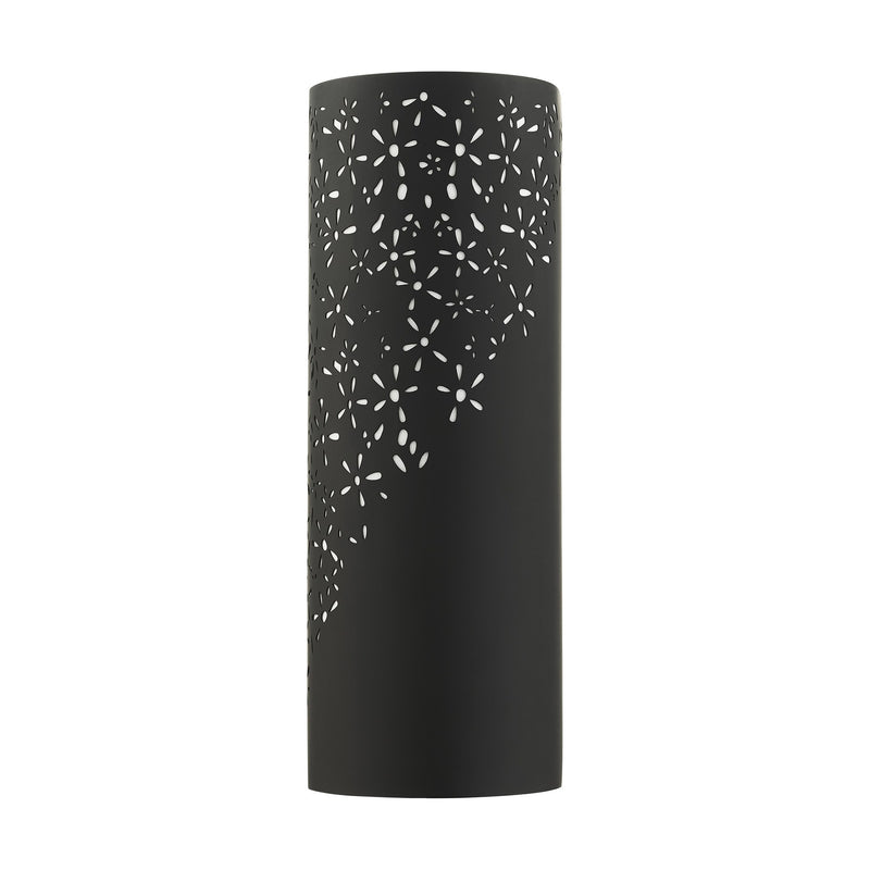 Noria 2-Light ADA Small Wall Sconce in Black