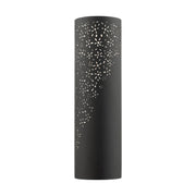 Noria 2-Light ADA Large Wall Sconce in Black