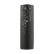 Noria 2-Light ADA Large Wall Sconce in Black