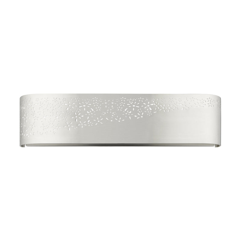 Noria 4-Light ADA Bath Vanity Light in Brushed Nickel