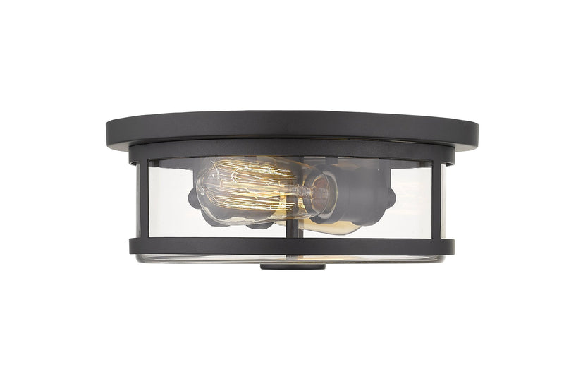 Savannah 2 Light 11" Flush Mount in Bronze