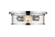 Savannah 2 Light 13.75" Flush Mount in Chrome