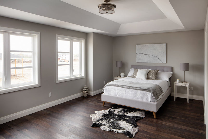 Savannah 3 Light 15.75" Semi Flush Mount in Brushed Nickel in a room setting
