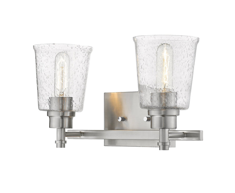 Bohin 2 Light 16" Vanity in Brushed Nickel