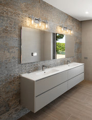 Bohin 3 Light 24" Vanity in Chrome in a room setting