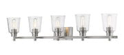 Bohin 5 Light 41.25" Vanity in Brushed Nickel