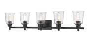 Bohin 5 Light 41.25" Vanity in Matte Black