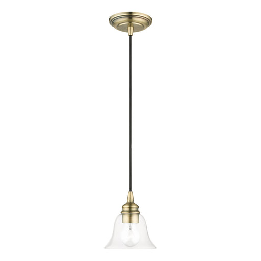 Moreland Mini Pendant in Antique Brass