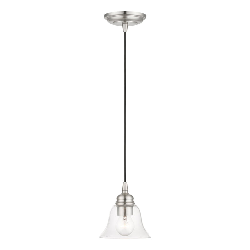 Moreland Mini Pendant in Brushed Nickel