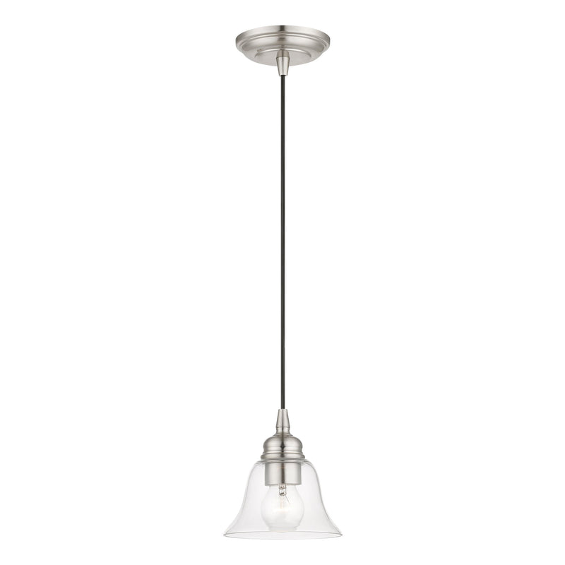 Moreland Mini Pendant in Brushed Nickel