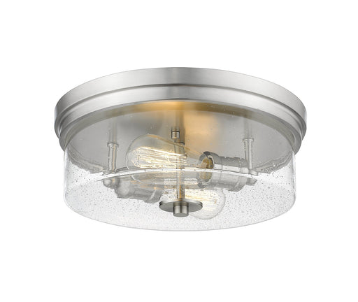 Bohin 2 Light 13" Flush Mount in Brushed Nickel