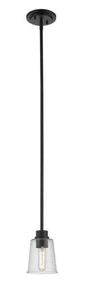 Bohin 1 Light 5" Pendant in Matte Black