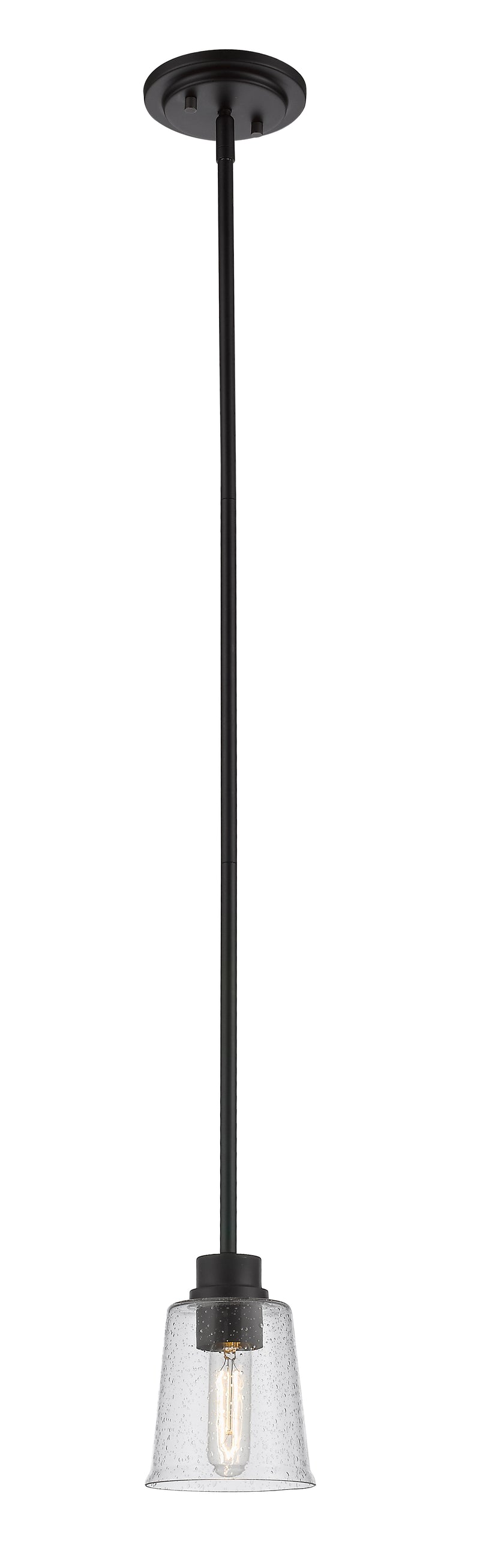 Bohin 1 Light 5" Pendant in Matte Black