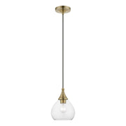 Catania Mini Pendant in Antique Brass