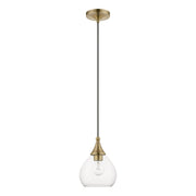 Catania Mini Pendant in Antique Brass