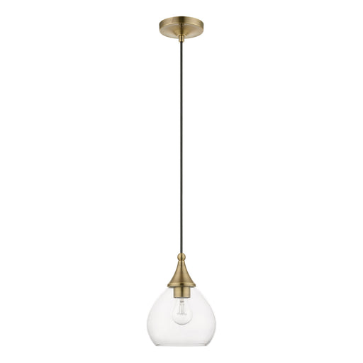 Catania Mini Pendant in Antique Brass