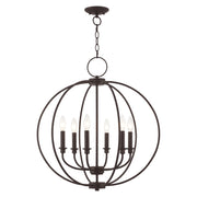 Milania 6-Light Chandelier in Bronze