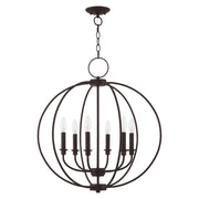 Milania 6-Light Chandelier in Bronze