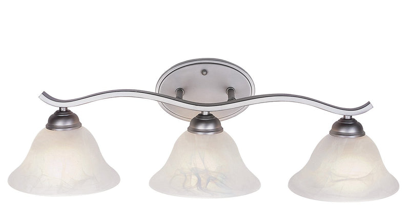 Hollyslope 3-Light 26" Vanity Light in Brushed Nickel