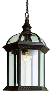 Wentworth 17.5" Outdoor Hanging Lantern in Rust