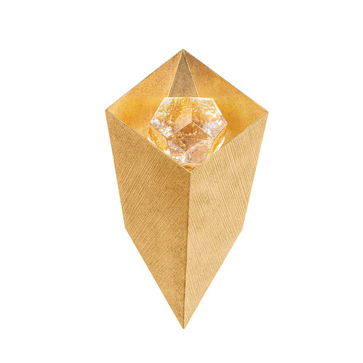 Conch Wall Sconce in Vintage Gold Leaf