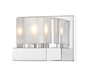 Fallon 1 Light 6" Wall Sconce in Clear + Frosted