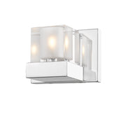 Fallon 1 Light 6" Wall Sconce in Clear + Frosted
