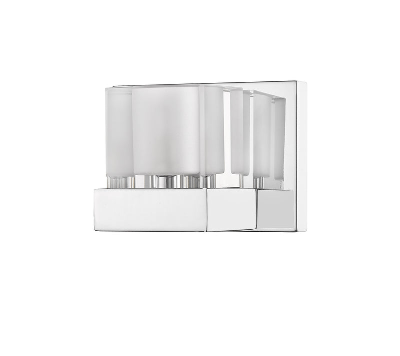 Fallon 1 Light 6" Wall Sconce in Clear + Frosted