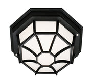 Benkert 9" Outdoor Flush Mount in Black
