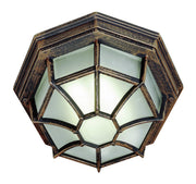 Benkert 11" Outdoor Flush Mount in Rust