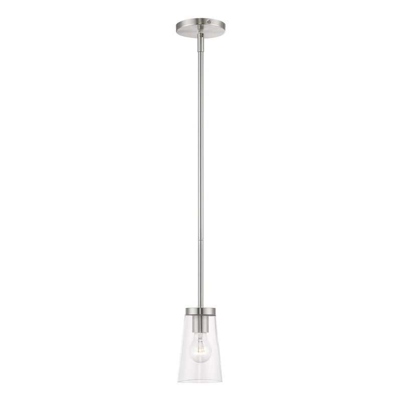 Cityview Mini Pendant in Brushed Nickel