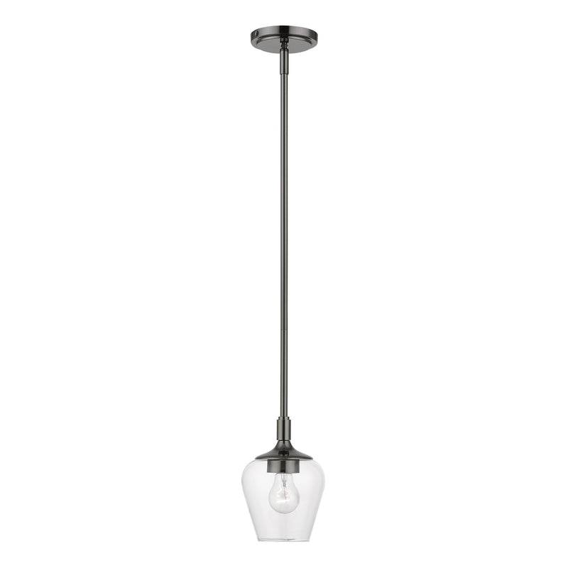 Willow Mini Pendant in Black Chrome
